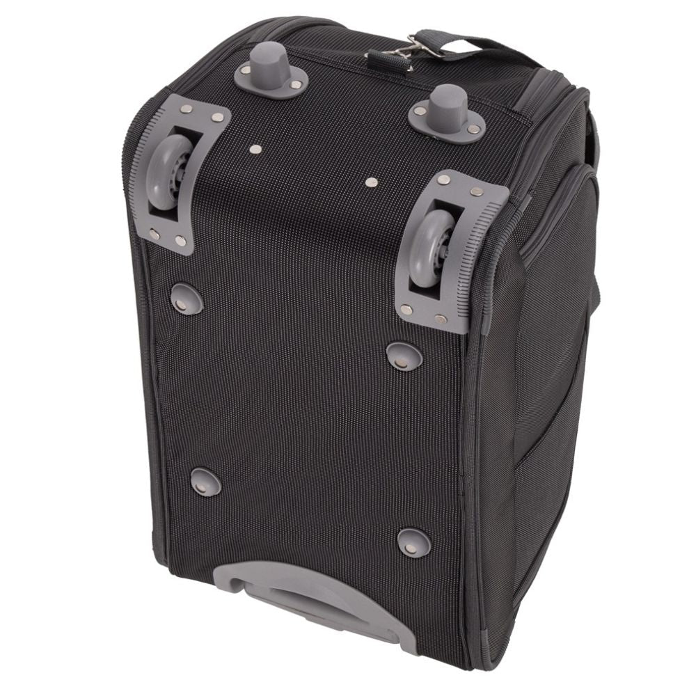 wheeled duffel side view
