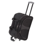 wheeled duffel with retractable handle extended