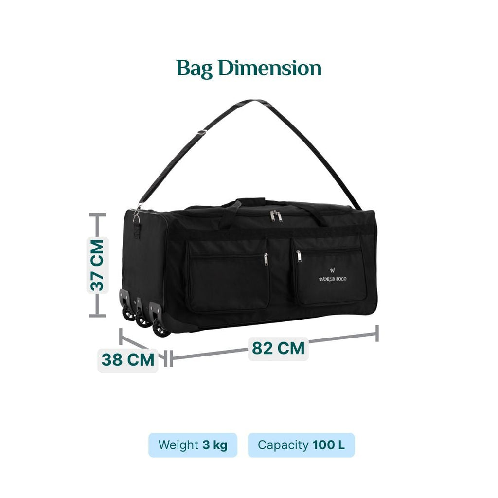 32 inch Trolley Duffel Bag with Wheels