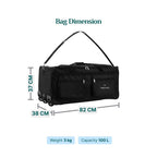 32 inch Trolley Duffel Bag with Wheels