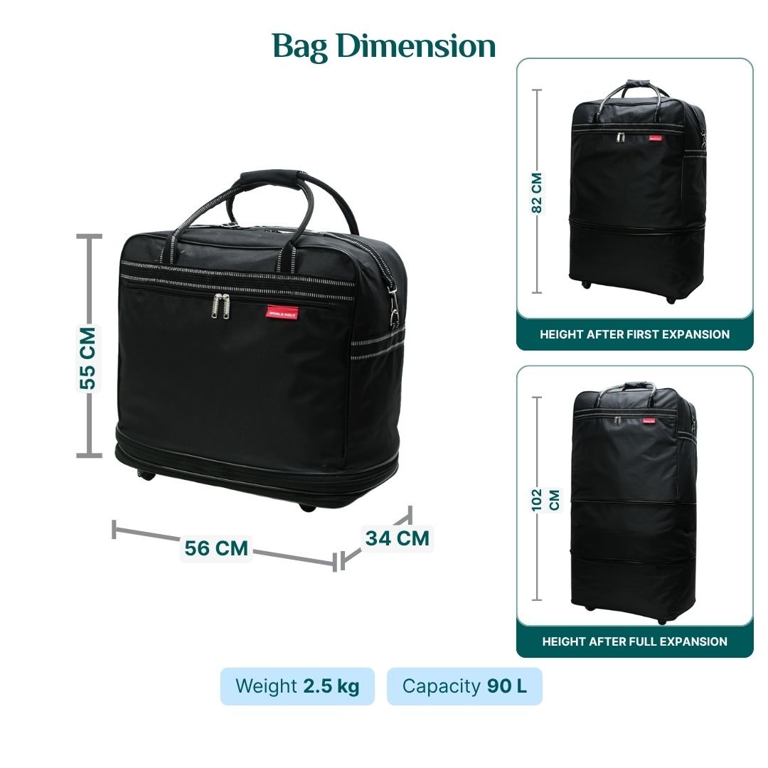 40 inch Expandable Duffel Bag with Wheels