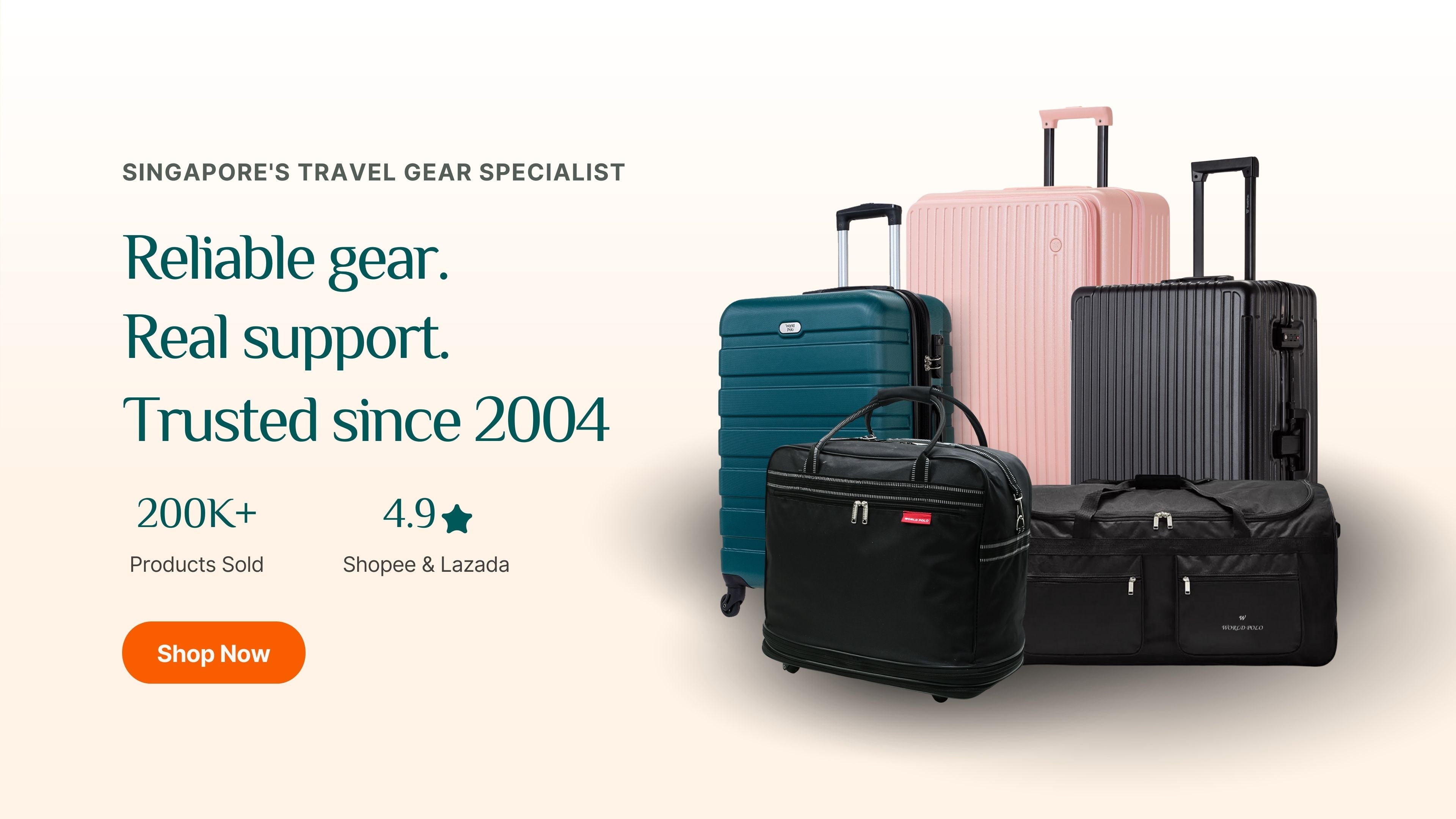Buy Luggage and Bags in Singapore - World Polo, Trusted Since 2004