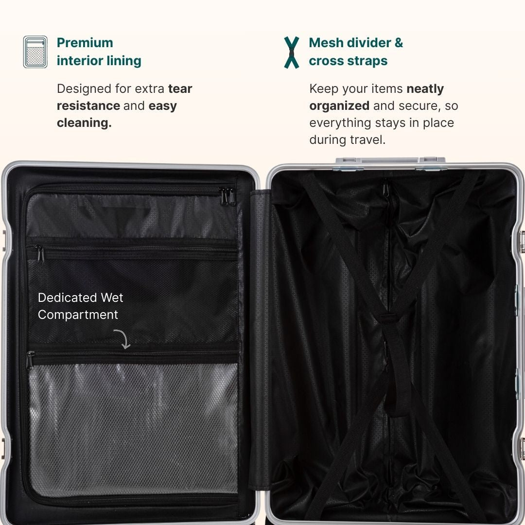 Aluminium Frame Luggage