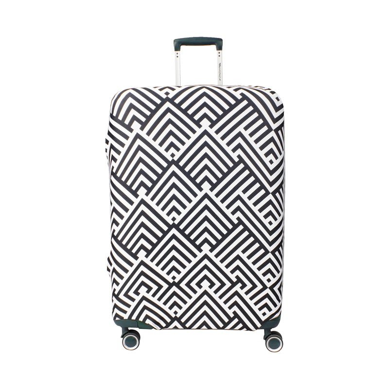 luggage cover with peaks print
