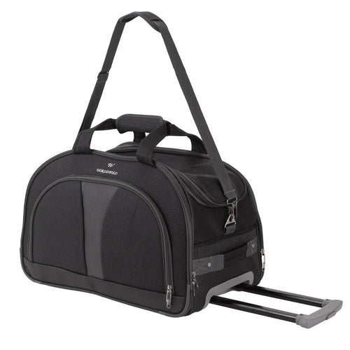 wheeled duffel front view